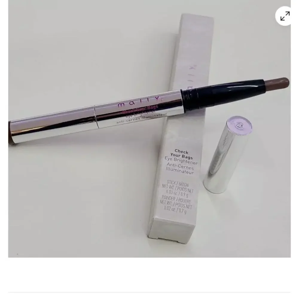 Mally NIB CHECK YOUR BAGS EYE BRIGHTENER WAND Dark Circles Gone! NIB.